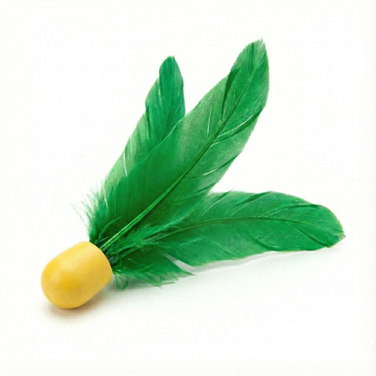 Grøn Fjerbold (1 stk.)